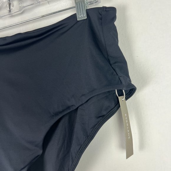 NWT Everlane The High-Rise Hipster Bottom Black Size Large L NEW - Picture 4 of 10
